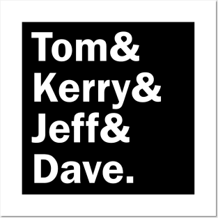 Funny Names x Slayer (Tom, Kerry, Jeff, Dave) Posters and Art